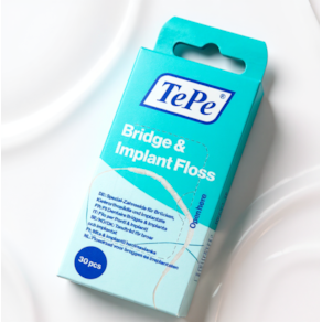 Tepe Bridge and Implant Floss - Fio Dentário para Pontes e Implantes 30 unid
